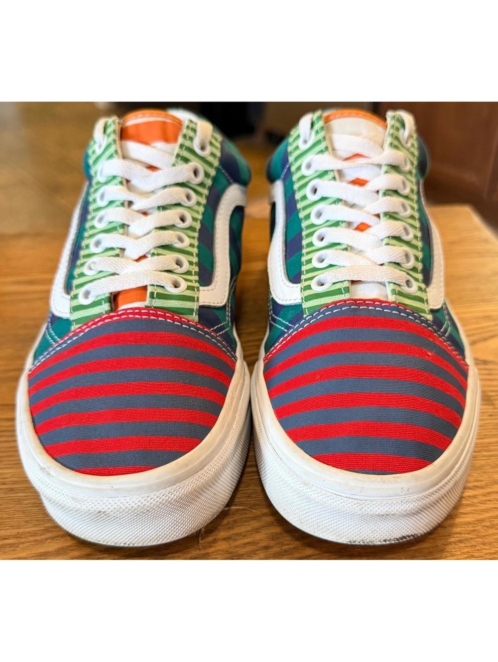Vans Old Skool  Stripe Block Sneakers - Picture 4 of 10